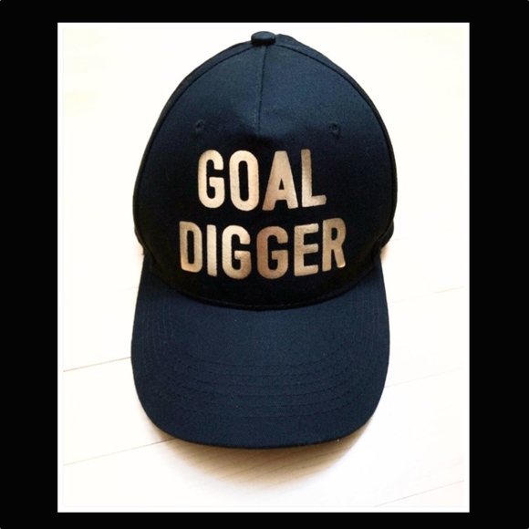 Steve Madden Accessories - Steven Madden Black "Goal Digger" Baseball Cap NWT